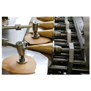 Shanghai Automatic Ice Cream Wafer Sugar Cone Maker Machine Production Line for Making Ice Cream Cone thumbnail-1