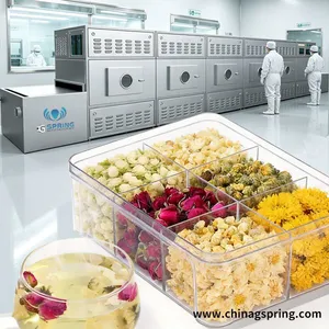 Industrial Continuous Rose Flower Microwave Drying and Sterilization Machine High Efficiency Petal Dryer Equipment thumbnail-1