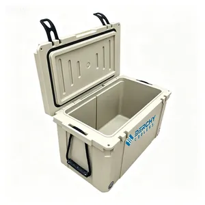 45qt Leak-Proof Insulated Cooler Heavy Duty Rotomolded Ice Chest for Outdoor thumbnail-3