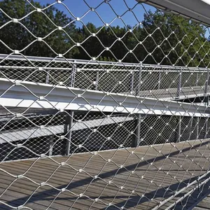 304, 316, 316L Stainless Steel Wire Rope Mesh, Suitable for Zoo Birds/parrots/tigers thumbnail-4