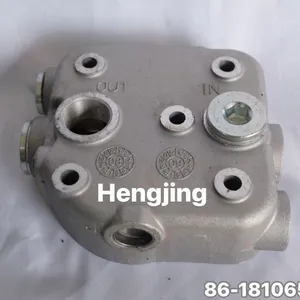 Air Compressor Cylinder Head Assy 65.54114-6007 65.54114-6008 Korea Doosan Cylinder Head thumbnail-1