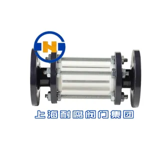 Fluorine Lined Sight Cup Fluorine Lined Transparent Visible Pipe Tube Accessories thumbnail-3