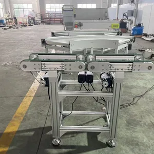 Custom Small Aluminum Profile Conveyors, Double Row Timing Belt Mini Lifting Machines, Assembly Line Transfer Equipment thumbnail-4
