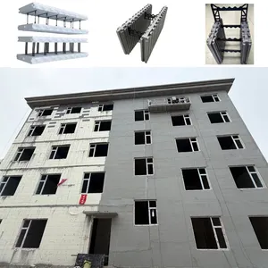 Energy-Saving Thermal Insulation T Shape ICF Block ICFs Wall Blocks Kids Interlocking Building Block for Construction/building thumbnail-5