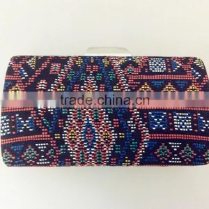 Evening Bag of Fabrics,vintage Style Clutch,ladies Handbags thumbnail-2