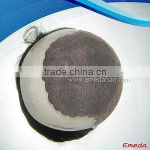 Best Quality Invisible Silk Base Women Hair Toupee thumbnail-1