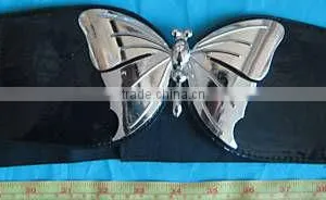 PVC Elastic Belts, Clothing Accessories Belts for 30" PVC BELT FRONT + METAL BUCKLE WITH ELASTIC BACK, ATS-8137 thumbnail-1