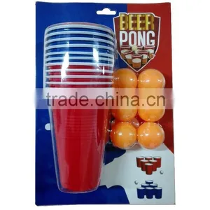 High Quality Plastic Beer Pong Set/Funny Beer Pong Set thumbnail-1