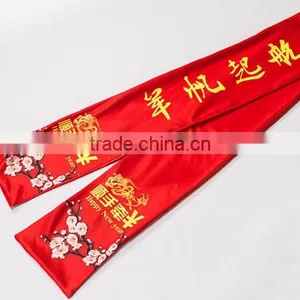 Hot Sale Sublimation 100% Polyester Printed Knitted Football Fan Scarf thumbnail-4