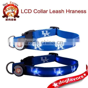 Trade Assurance Durable LED Light Collar Dog Puppy Harness Collar & Lead Leash Pet Collar thumbnail-1