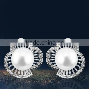 Latest Fashion Handsome Flower Necklace/Earrings Sets For Girl thumbnail-5