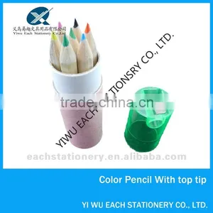 Mini Color Natural Wooden Color Pencil in Tube thumbnail-1