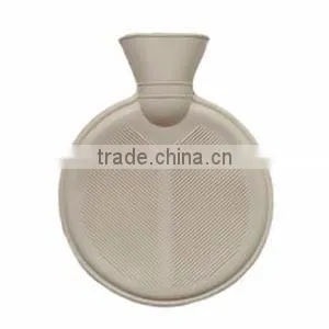 BS Natural Rubber White Round Hot Water Bottle 750ml thumbnail-1