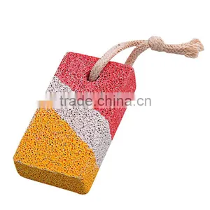 Colourful Exfoliate Pumice Stone With Rectangle Shape thumbnail-1