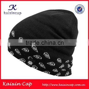 Custom Hot Sell Fitted Printing Beanie Winter Hat thumbnail-1