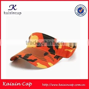 Wholesale Cheap Blank Camp Print Waterproof Sun Visor Cap thumbnail-1