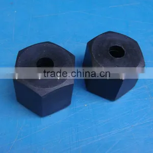 Wholesale Small Plastic Injection Molding Nylon Hexagonal Nut PA66 Parts thumbnail-2