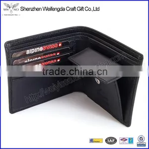 Mens Leather Bifold Wallet Coin Pocket Purse Rfid Wallet Men Quality Choice thumbnail-1