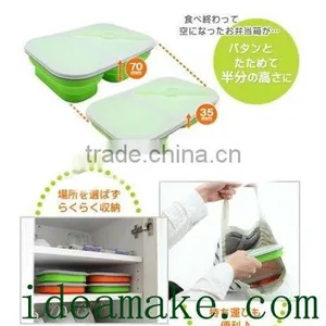 Microwavable Collapsible Lunchbox AS SEEN ON TV thumbnail-1