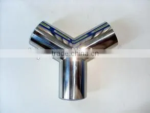 Seamless Y Tee Sanitary Fitting Stainless Steel Pipe Fitting thumbnail-4