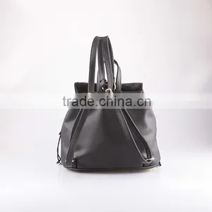 4762 Fashion Backpack Tassel Design Genuine Leather Guanghzou Backpack thumbnail-3