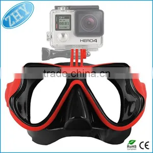 Hot Arrivals Summer Promotion Scuba Diving Set Mask Accessories Gopro Snorkel Mask thumbnail-1