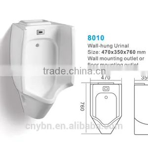 Sanitary Ware Bathroom Wall Hung Urinal With Sensor thumbnail-2