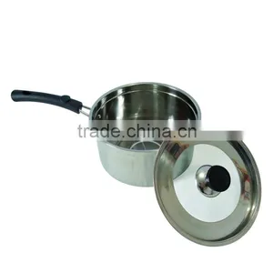 Stainless Steel 304 Nonstick Mini Kitchen Universal Pot With Seeable Glass Lid thumbnail-4