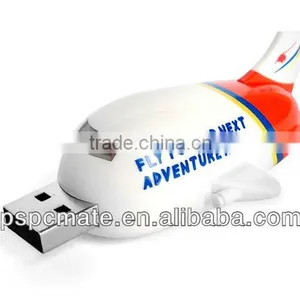 Airplane Shape Flash Driver ,OEM Logo Usb Flash Memory /good for Given Away thumbnail-1