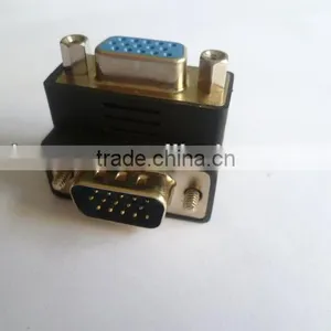 Durable HDB15M to HDB15F Angled 90 Degree Adapter thumbnail-1