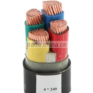 YJV22 XLPE Insulation Pvc Jacket Steel Tape Armored Power Cables thumbnail-2
