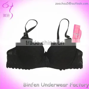Lace Design Sexy Quarter Cup Bra Strapless thumbnail-1