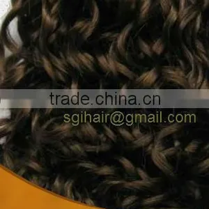 Best Quality Indian Remy Hair Weave Loose Curly thumbnail-1