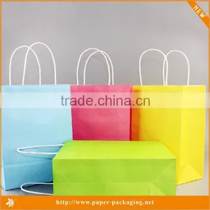Factory Price Colorful Shopping Craft Paper Bag Wholesale thumbnail-2