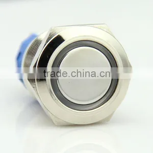 F0280 19mm LED Metal Push Button Switch Latching thumbnail-1