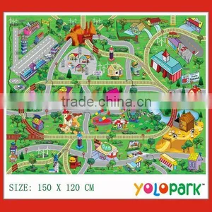 2012 Baby Play Mat With Mini Car & Roadblock 2028 thumbnail-1