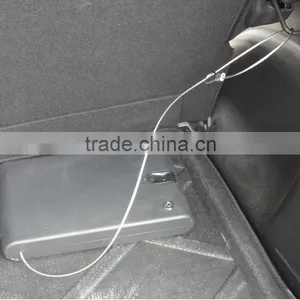 Wholesale- MS120 Micro Vault Portable Fingerprint Biometric Mini Car Gun Pistol Security Storage Portable Steel Safe Box / Vault thumbnail-4