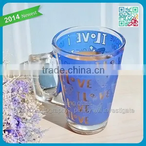 Hot Sale High Quality Coffee Glass With Handle Wholesale Colored Coffee Glass thumbnail-1
