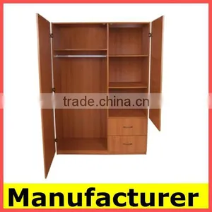 Custom Built In Open Melamine Wardrobes Designs thumbnail-1