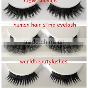100% Human Hair Hand-tied Eyelash, Wholesale Price thumbnail-1