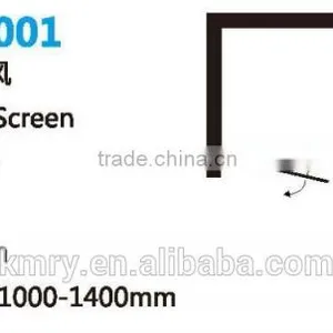 Outside/Inside Hinged Aluminum Profile Shower Door (KD3001) thumbnail-2
