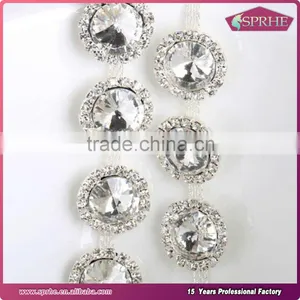 Czech Crystal Rhinestone Cup Chain thumbnail-4