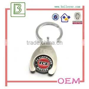 Metal Trolley Caddy Coin Keychain thumbnail-1