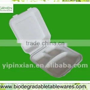 Disposable Biodegradable Tableware Paper Food Box Packaging thumbnail-1