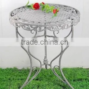 Classic Round Metal Garden Table thumbnail-1