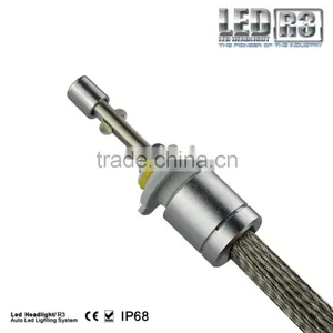 New Generation R3 LED Headlight 9005 Copper Heat Dissipation Belt Fanless 4800lm R3 Led Headlight 9005 thumbnail-3