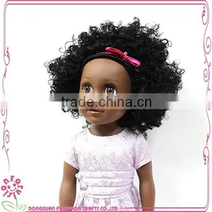 Boutique Doll Vinyl For Kids Afro 18'' Black Vinyl Baby Doll thumbnail-5
