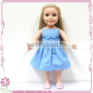 Factory Made Doll Clothes, China Doll Clothes, Doll Bule Dress thumbnail-3