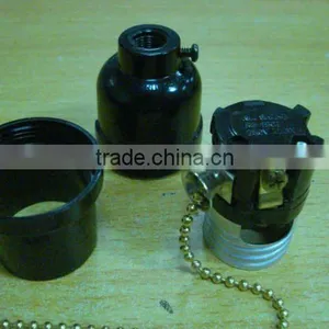E26 Bakelite Switch Lamp Holder ( UL Standard) thumbnail-1