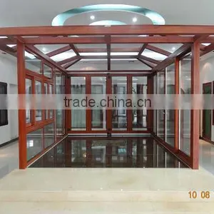 Wanjia Factory Aluminum Frame Modern Glass Houses thumbnail-1